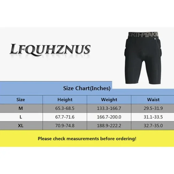 Lqfuhznus Butt Pads Snowboarding Impact Shorts Hip Protector for Men Women - Picture 6 of 6